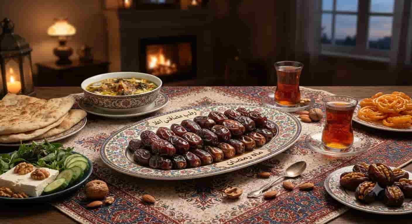 خرما مضافتی رمضانی هم‌نشین نوشیدنی‌های گرم در لحظه افطار